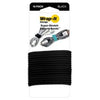 Super-Stretch Silicone Bands, Black, 16-Pk.