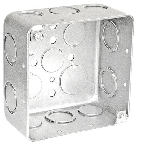 Southwire Square Box Deep - Drawn W/Conduit KO's