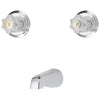 Boston Harbor Two-Handle Wall-Mount Tub Faucet Chrome
