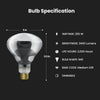 Feit Electric 250W Clear Incandescent BR40 Dimmable Heat Lamp Reflector