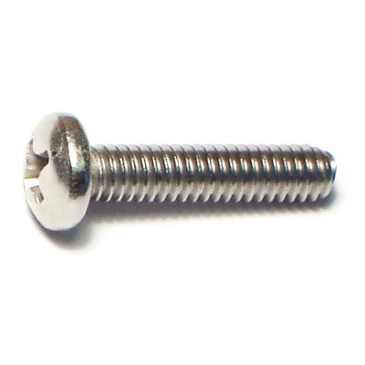 Monster Fastener 18-8 Stainless Steel Coarse Thread Phillips Pan Head Machine Screws