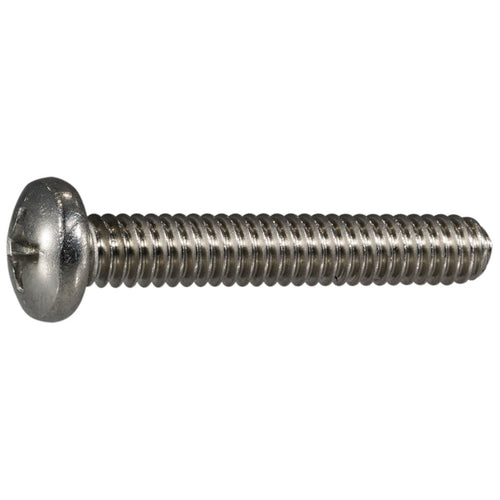 Monster Fastener 18-8 Stainless Steel Coarse Thread Phillips Pan Head Machine Screws