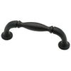 Cabinet Pull, Mission-Style, Flat Black, 2.5-In.