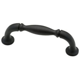 Cabinet Pull, Mission-Style, Flat Black, 2.5-In.